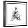 Etching by Queen Victoria, 1840-null-Framed Giclee Print