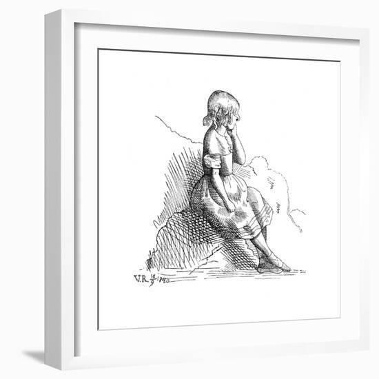 Etching by Queen Victoria, 1840-null-Framed Giclee Print