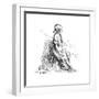 Etching by Queen Victoria, 1840-null-Framed Giclee Print