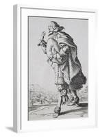 Etching from the Noblesse Series-Jacques Callot-Framed Giclee Print
