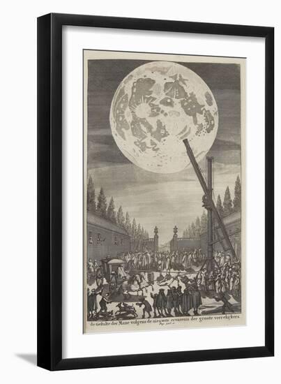 Etching of Lunar Disk-Jan Goeree-Framed Premium Giclee Print