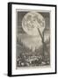 Etching of Lunar Disk-Jan Goeree-Framed Giclee Print