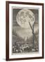 Etching of Lunar Disk-Jan Goeree-Framed Giclee Print