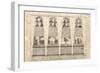 Etching of Obelisk Erected on Boston Common-Paul Revere-Framed Premium Giclee Print