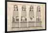 Etching of Obelisk Erected on Boston Common-Paul Revere-Framed Giclee Print