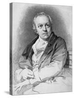 Etching Portraying the Poet and Artist William Blake-null-Stretched Canvas