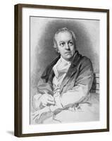 Etching Portraying the Poet and Artist William Blake-null-Framed Photographic Print