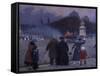 Etendard allemand porté aux Invalides-Jean Béraud-Framed Stretched Canvas