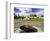 Eternal Flame, Shrine of Remembrance, Melbourne, Victoria, Australia-David Wall-Framed Photographic Print