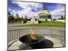 Eternal Flame, Shrine of Remembrance, Melbourne, Victoria, Australia-David Wall-Mounted Photographic Print