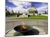 Eternal Flame, Shrine of Remembrance, Melbourne, Victoria, Australia-David Wall-Mounted Photographic Print