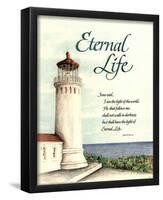 Eternal Life (Lighthouse) Art Print Poster-null-Framed Poster