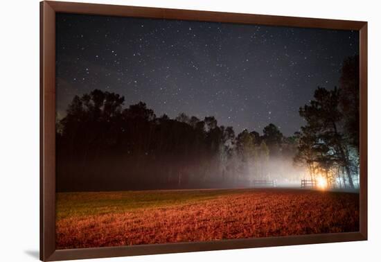 Eternal light, Night skies, RO Ranch Equestrian Park, Mayo, Florida-Maresa Pryor-Framed Photographic Print