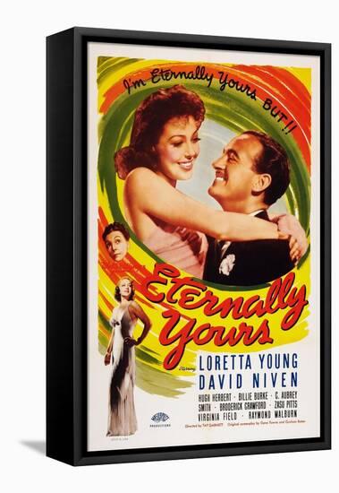 Eternally Yours, Virginia Field, Zasu Pitts, Loretta Young, David Niven, 1939-null-Framed Stretched Canvas