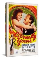 Eternally Yours, Virginia Field, Zasu Pitts, Loretta Young, David Niven, 1939-null-Stretched Canvas