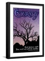 Eternity-null-Framed Art Print