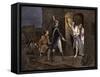 Ethan Allen and the Green Mountain Boys Taking Fort Ticonderoga from the British, 1775-null-Framed Stretched Canvas