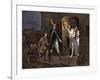 Ethan Allen and the Green Mountain Boys Taking Fort Ticonderoga from the British, 1775-null-Framed Giclee Print