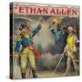 Ethan Allen Brand Cigar Box Label-Lantern Press-Stretched Canvas