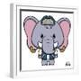 Ethan Elephant-Marcus Prime-Framed Art Print