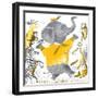 Ethan the Elephant - Child Life, June 1955-null-Framed Giclee Print