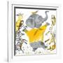 Ethan the Elephant - Child Life-null-Framed Giclee Print