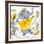 Ethan the Elephant - Child Life-null-Framed Giclee Print