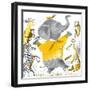 Ethan the Elephant - Child Life-null-Framed Giclee Print