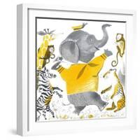 Ethan the Elephant - Child Life-null-Framed Giclee Print