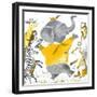 Ethan the Elephant - Child Life-null-Framed Giclee Print