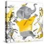 Ethan the Elephant - Child Life-null-Stretched Canvas
