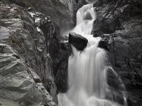 A Creek Rages Through a Narrow Bedrock Canyon Above Portage Lake, Chugach State Park, Alaska.-Ethan Welty-Photographic Print