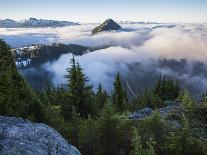 A Creek Rages Through a Narrow Bedrock Canyon Above Portage Lake, Chugach State Park, Alaska.-Ethan Welty-Photographic Print