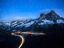 A Creek Rages Through a Narrow Bedrock Canyon Above Portage Lake, Chugach State Park, Alaska.-Ethan Welty-Photographic Print