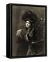 Ethel Barrymore, in a 1901 Studio Portrait by Burr Mcintosh-null-Framed Stretched Canvas