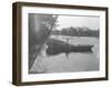 Ethel Gray Magaw Hassler in a Rowboat, Central Park, C.1912-William Davis Hassler-Framed Photographic Print