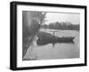 Ethel Gray Magaw Hassler in a Rowboat, Central Park, C.1912-William Davis Hassler-Framed Photographic Print