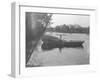 Ethel Gray Magaw Hassler in a Rowboat, Central Park, C.1912-William Davis Hassler-Framed Photographic Print
