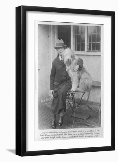 Ethel Smyth (B/W Photo)-English Photographer-Framed Giclee Print