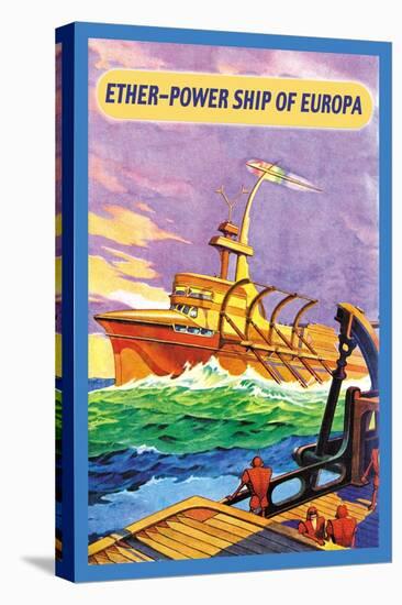 Ether-Powership of Europa-James B. Settles-Stretched Canvas