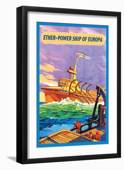 Ether-Powership of Europa-James B. Settles-Framed Art Print
