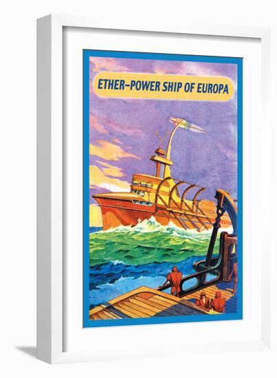 Ether-Powership of Europa-James B. Settles-Framed Art Print