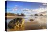 Ethereal Bandon Beachscape, Oregon Coast-Vincent James-Stretched Canvas