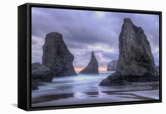 Ethereal Bandon Seascape, Oregon Coast-Vincent James-Framed Stretched Canvas