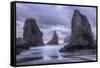 Ethereal Bandon Seascape, Oregon Coast-Vincent James-Framed Stretched Canvas