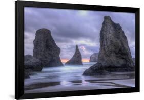 Ethereal Bandon Seascape, Oregon Coast-Vincent James-Framed Photographic Print