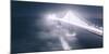 Ethereal Bay Bridge Bathed in Fog Night View San Francisco-Vincent James-Mounted Photographic Print