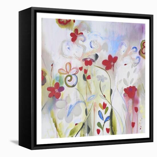 Ethereal Edge-Daisy D-Framed Stretched Canvas