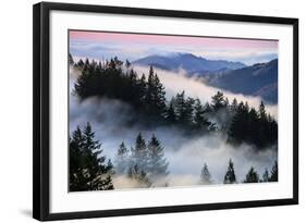 Ethereal Fog and Mount Tamalpais Marin San Francisco-Vincent James-Framed Photographic Print