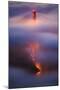 Ethereal Golden Bridge, San Francisco California-Vincent James-Mounted Photographic Print